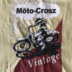 Vintage MX Motocross T Haagen Dazs ice cream theme